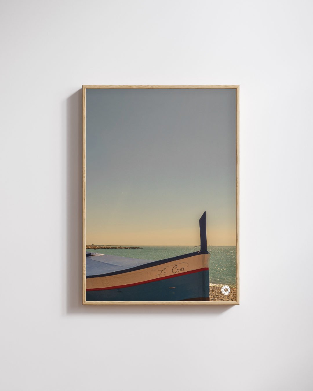 La barque "Le Cros" du Cros de Cagnes sur mer