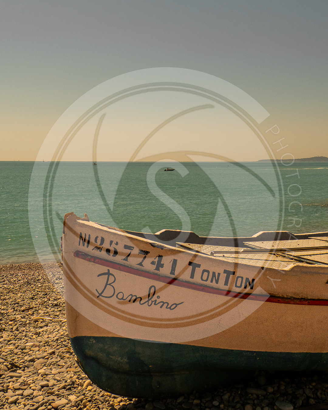 La barque "Bambino" du Cros de Cagnes sur mer