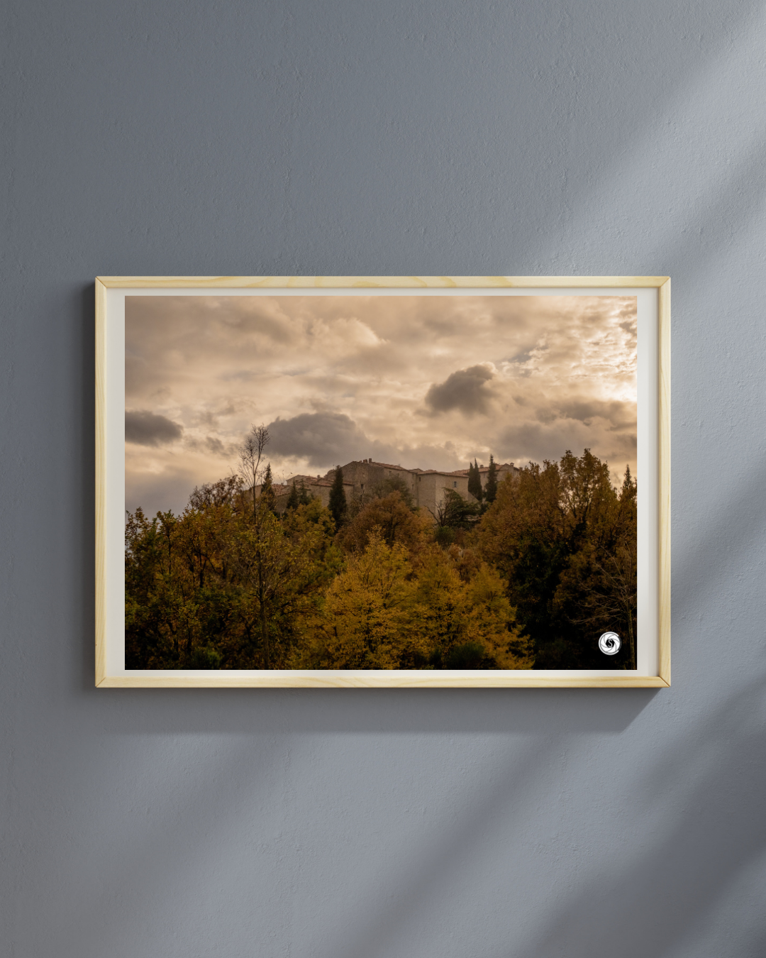 Village au crépuscule