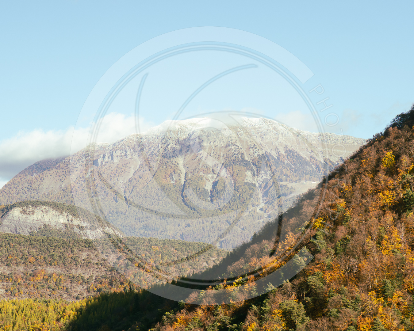 Premières neiges sur les crêtes