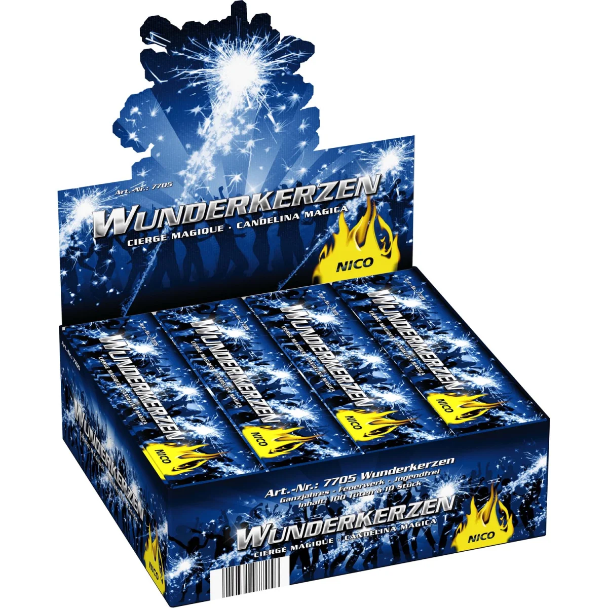 Nico Wunderkerzen 18cm - Display