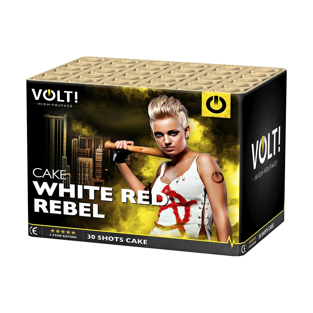 Volt White Red Rebel
