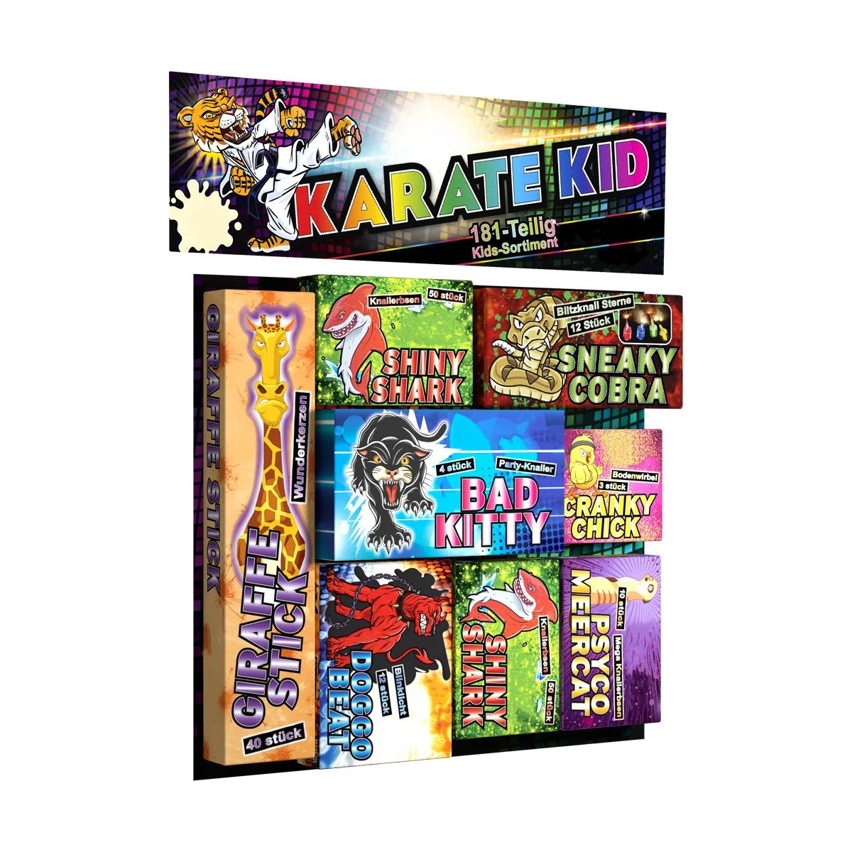 Lesli Karate Kid Set Kinderfeuerwerk 