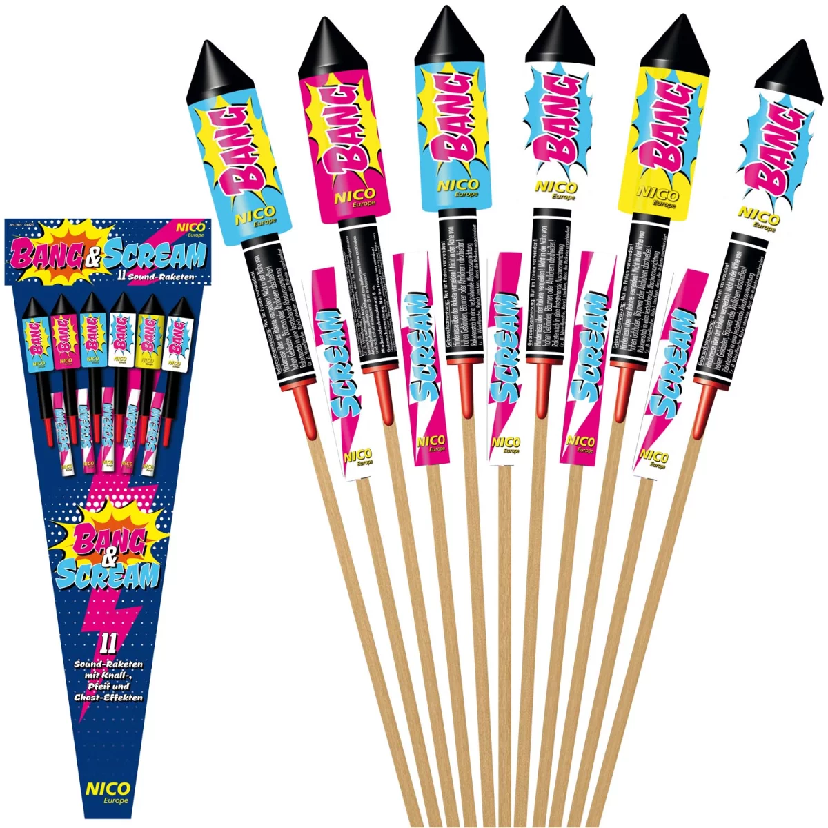 Nico Bang & Scream 11er Btl Raketen