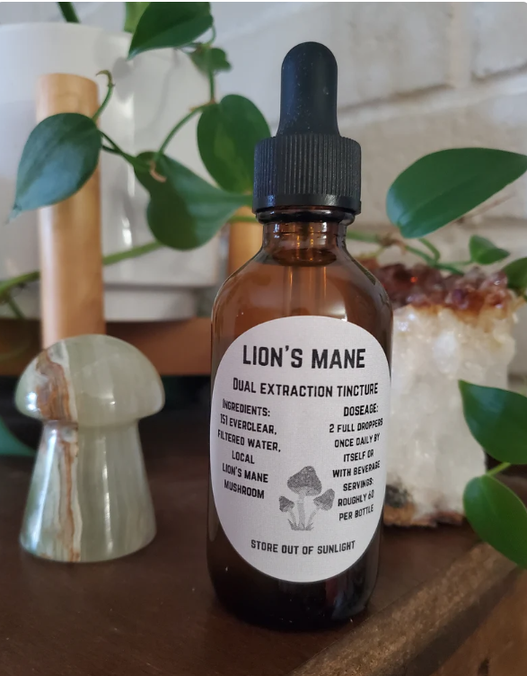 Lion's Mane Dual Extraction Tincture 2oz
