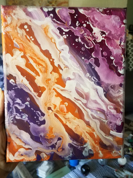 Jupiter Rising Channeled Art Painting