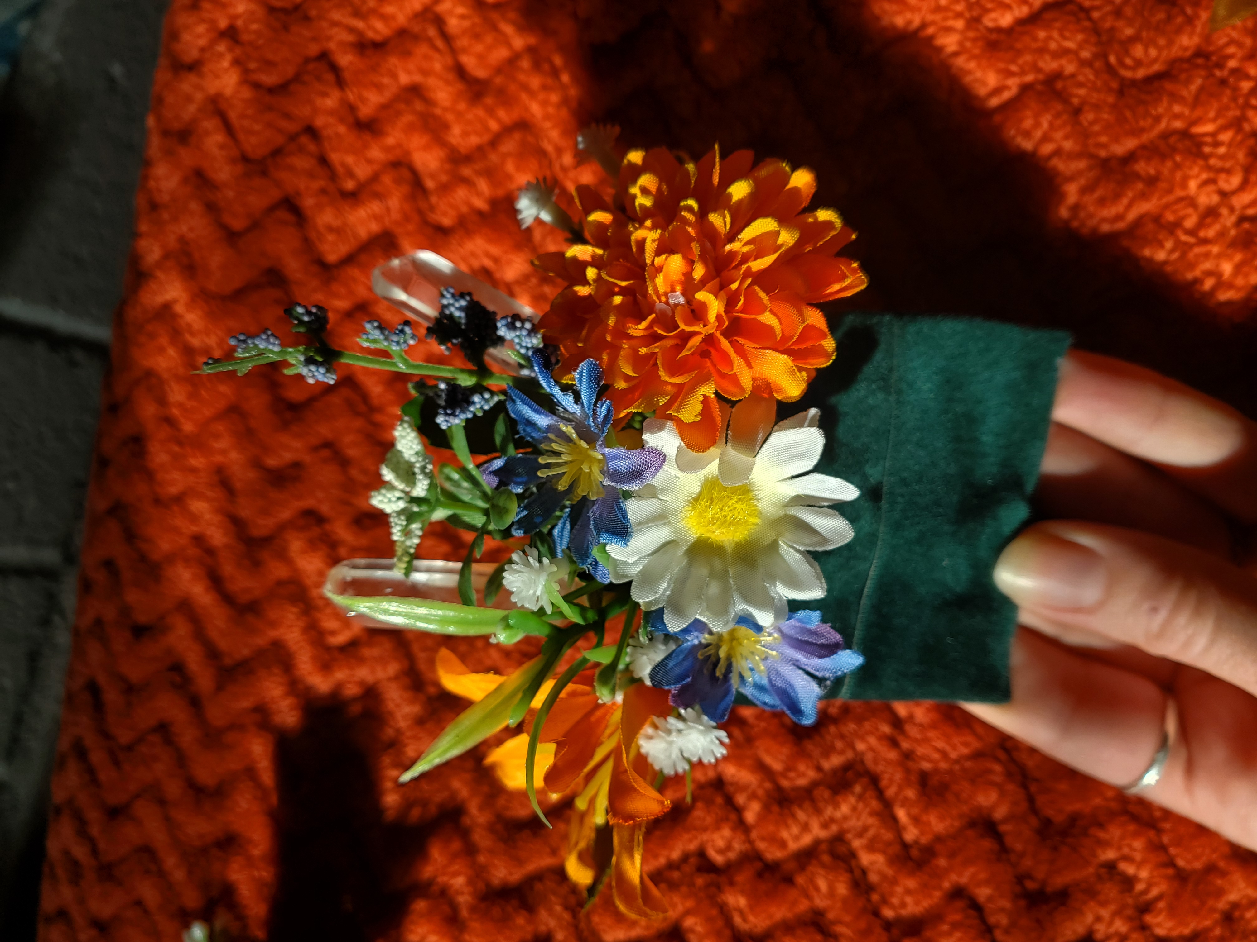 Handcrafted Floral Pocket Square