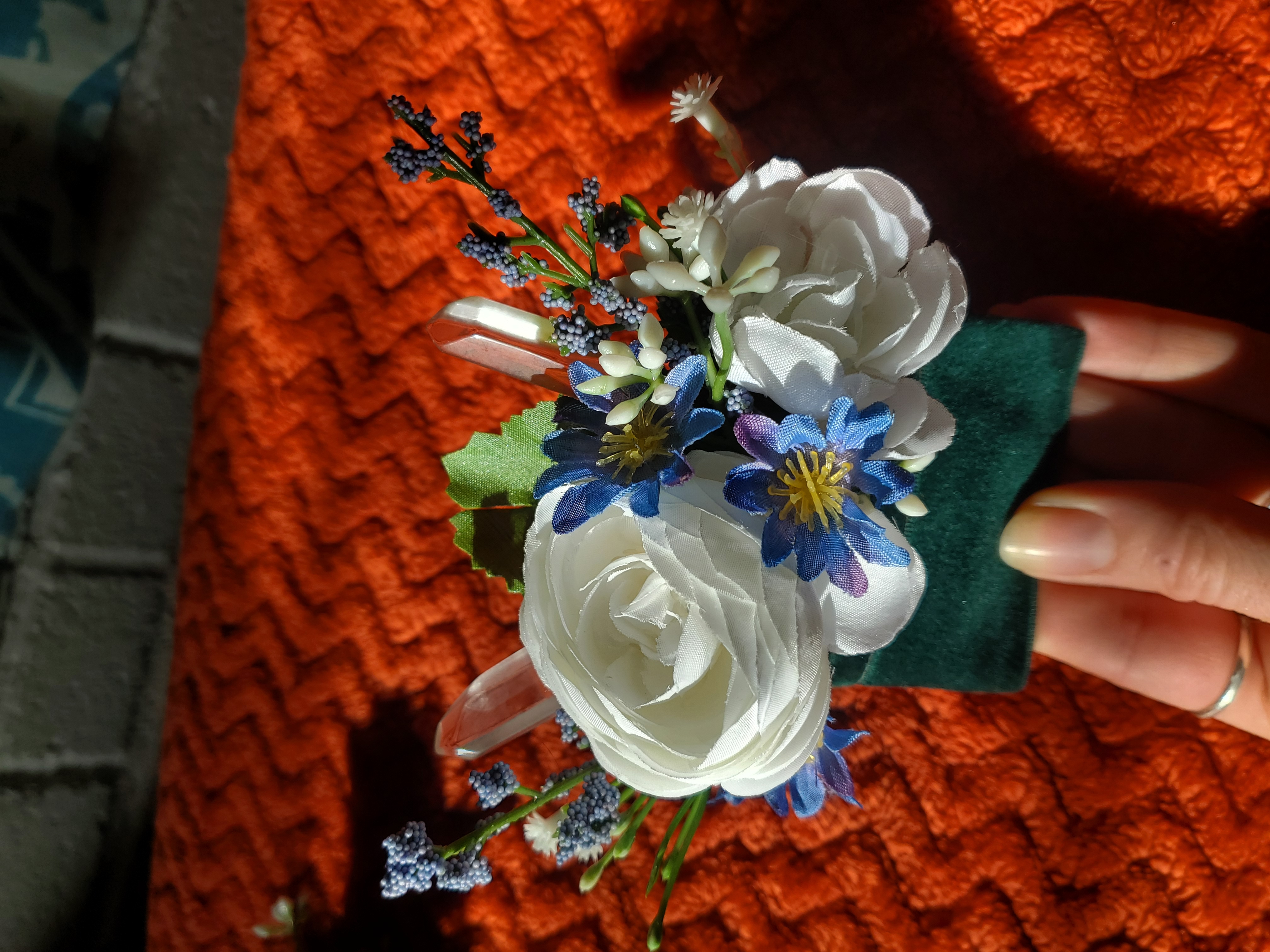Handmade Floral Pocket Square