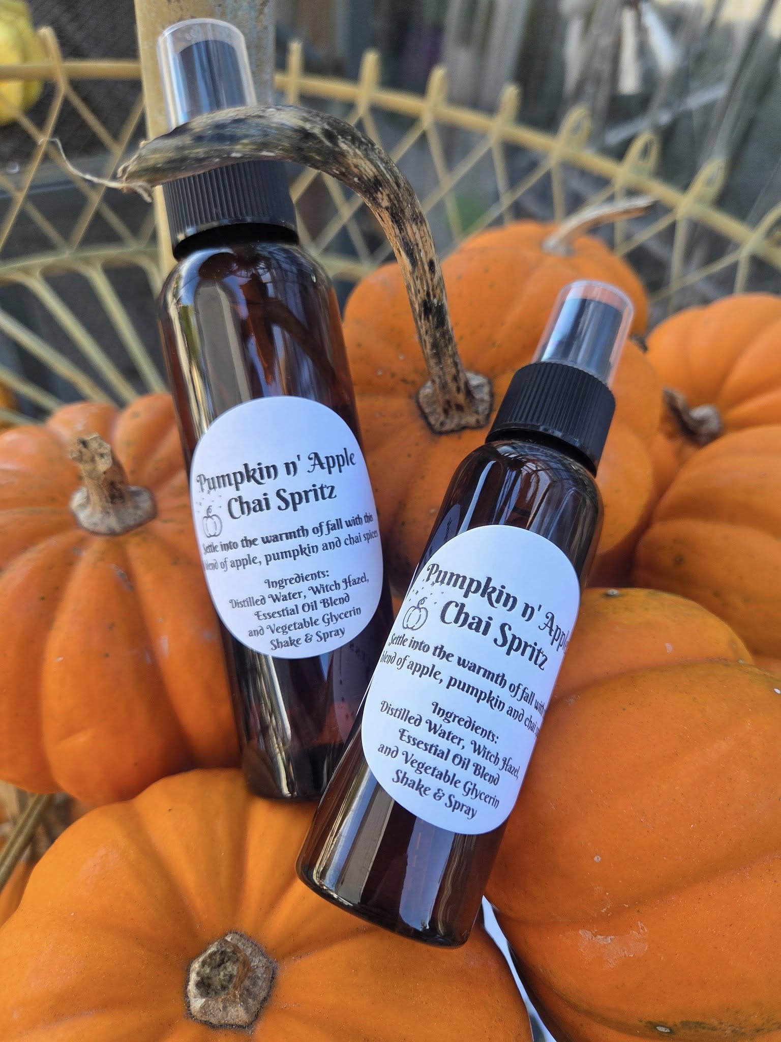 Pumpkin n' Apple Chai Spritz