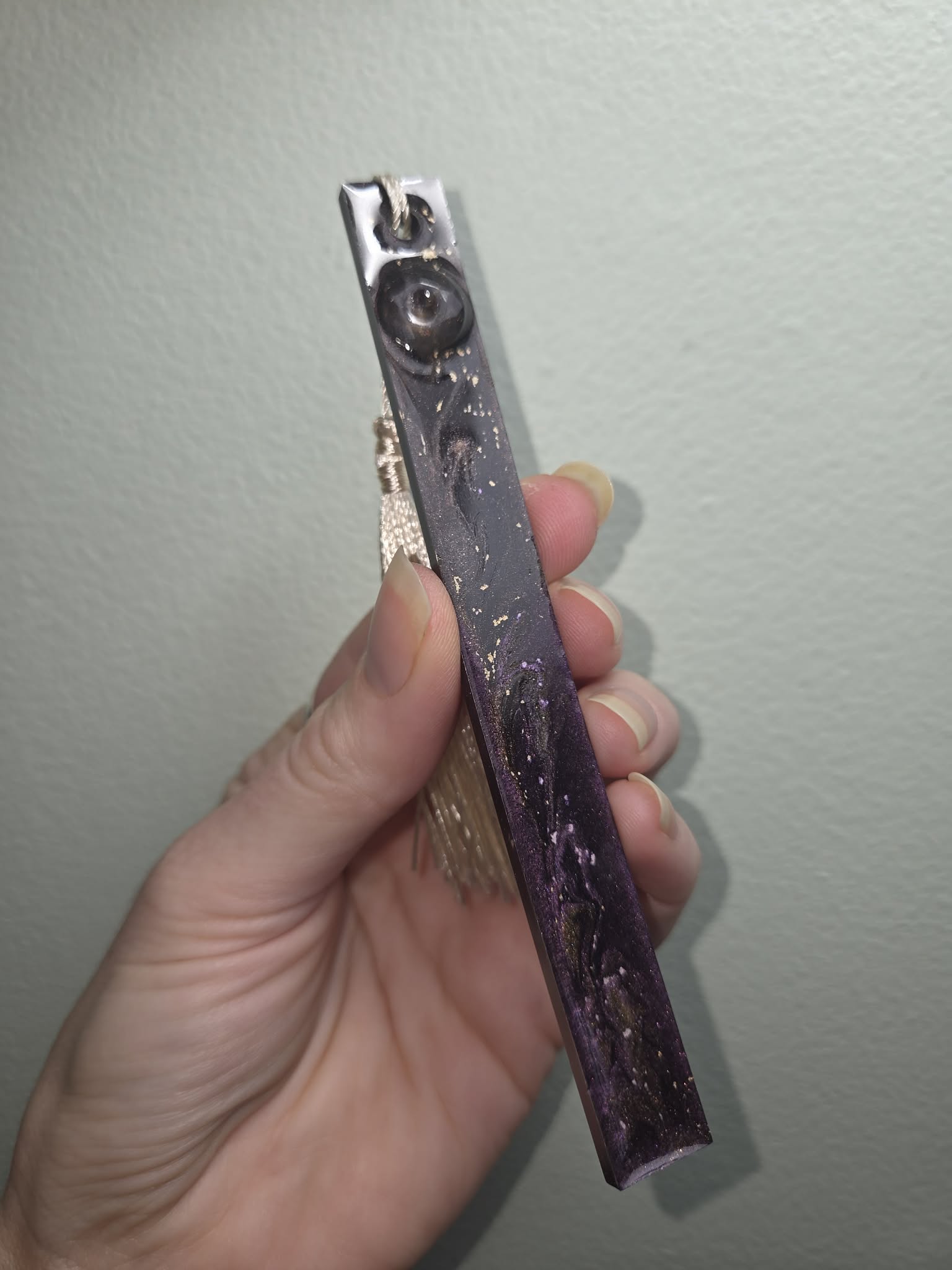 Galaxy Series Resin Bookmarks-Thin Purple