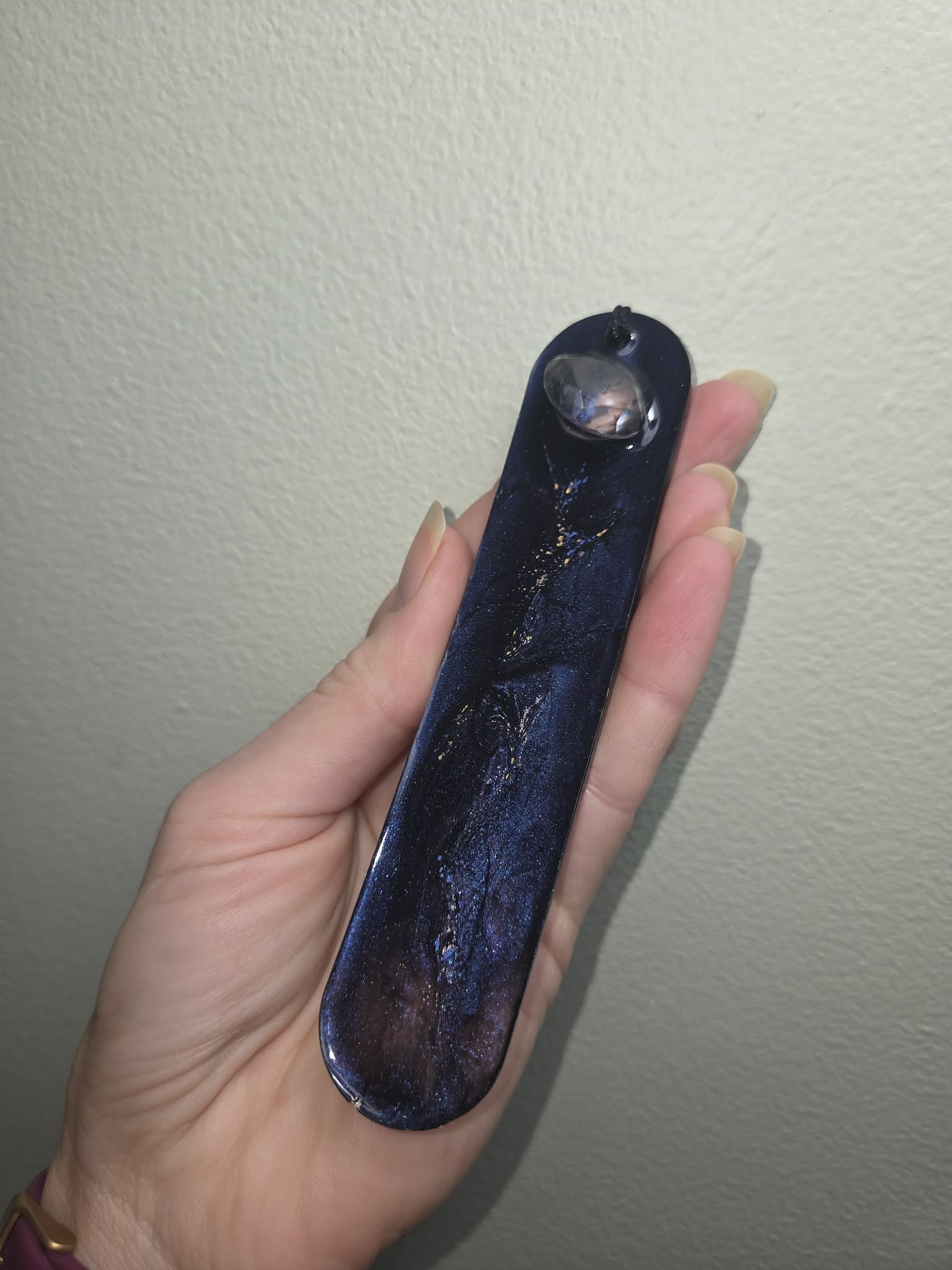 Galaxy Series Resin Bookmarks-Blue