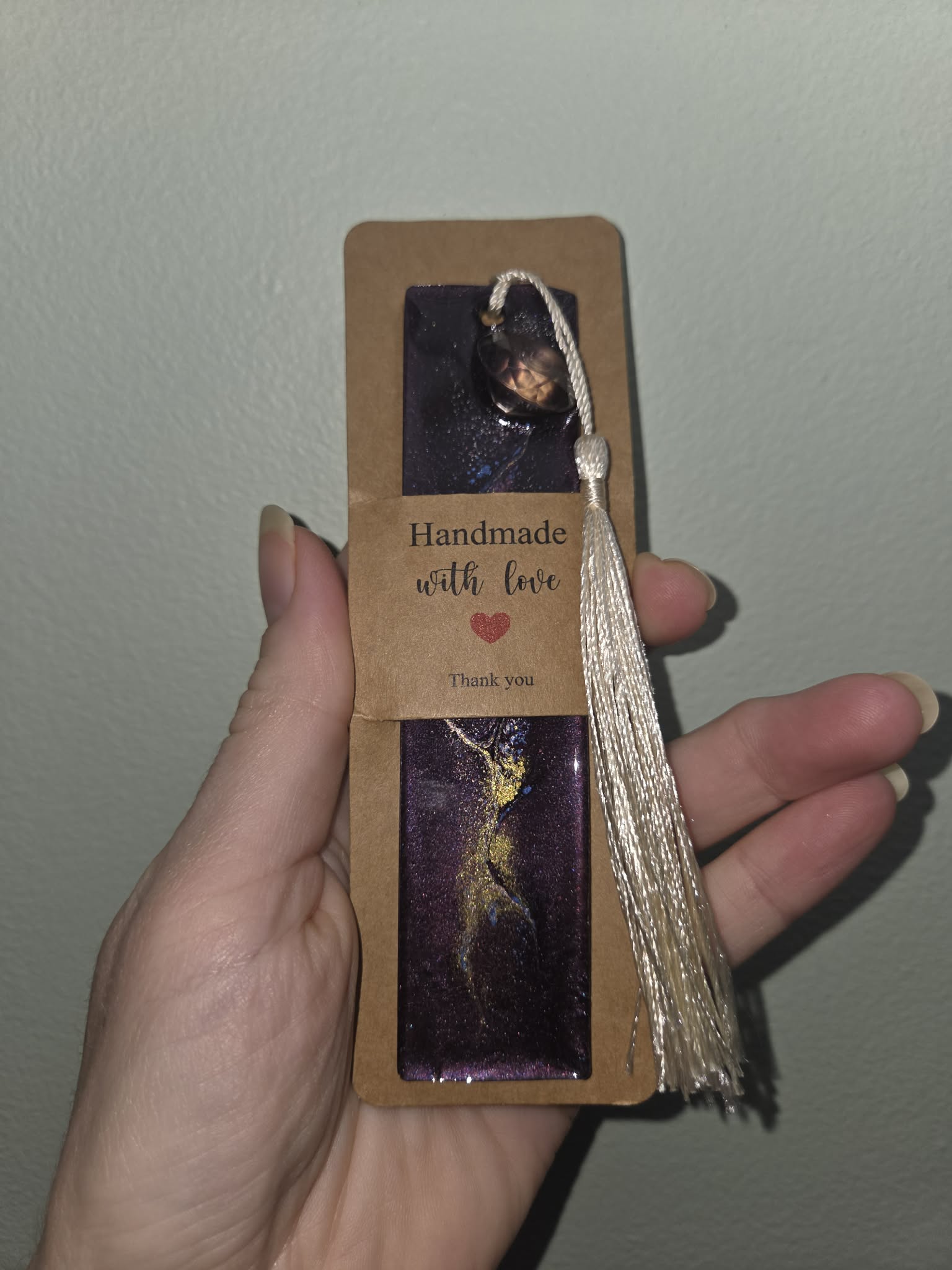 Galaxy Series Resin Bookmarks-Purple