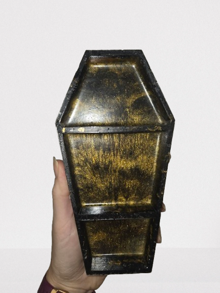 Resin Coffin Trinket Tray