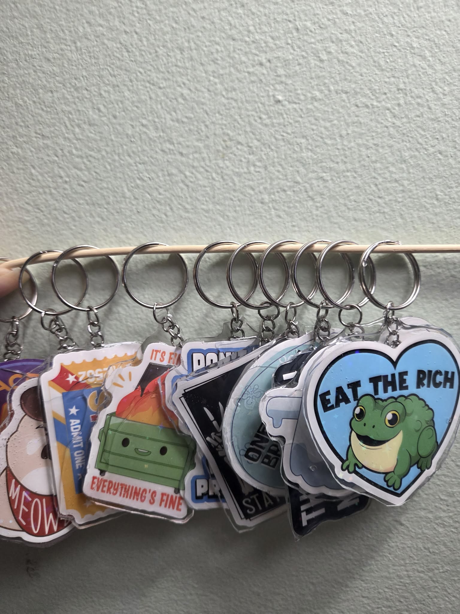 Funny AF Resin Keychains