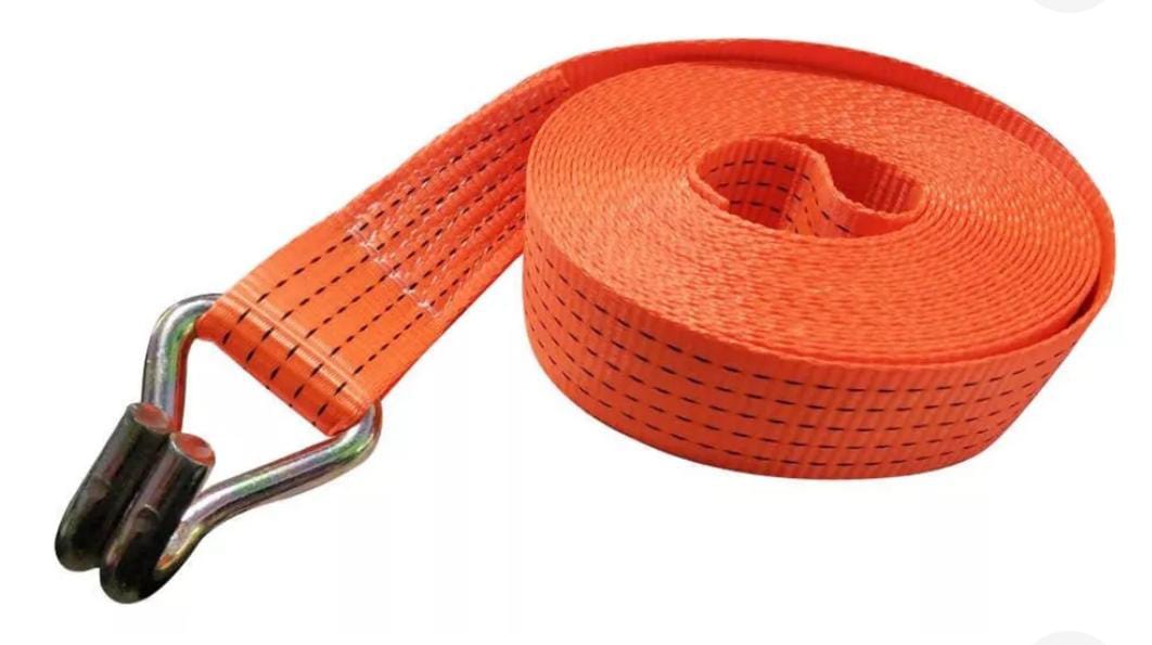 Cinta de 5 toneladas x 50 mm x 9 metros reforzada (color naranja).