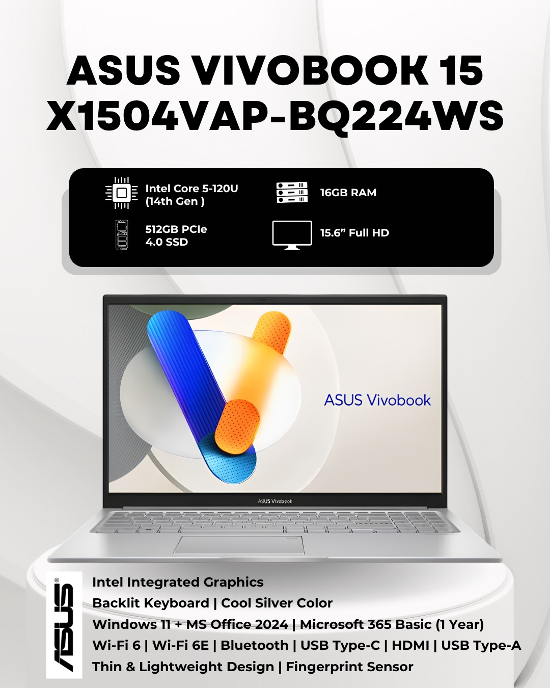 ASUS Vivobook 15 X1504VAP-BQ224WS