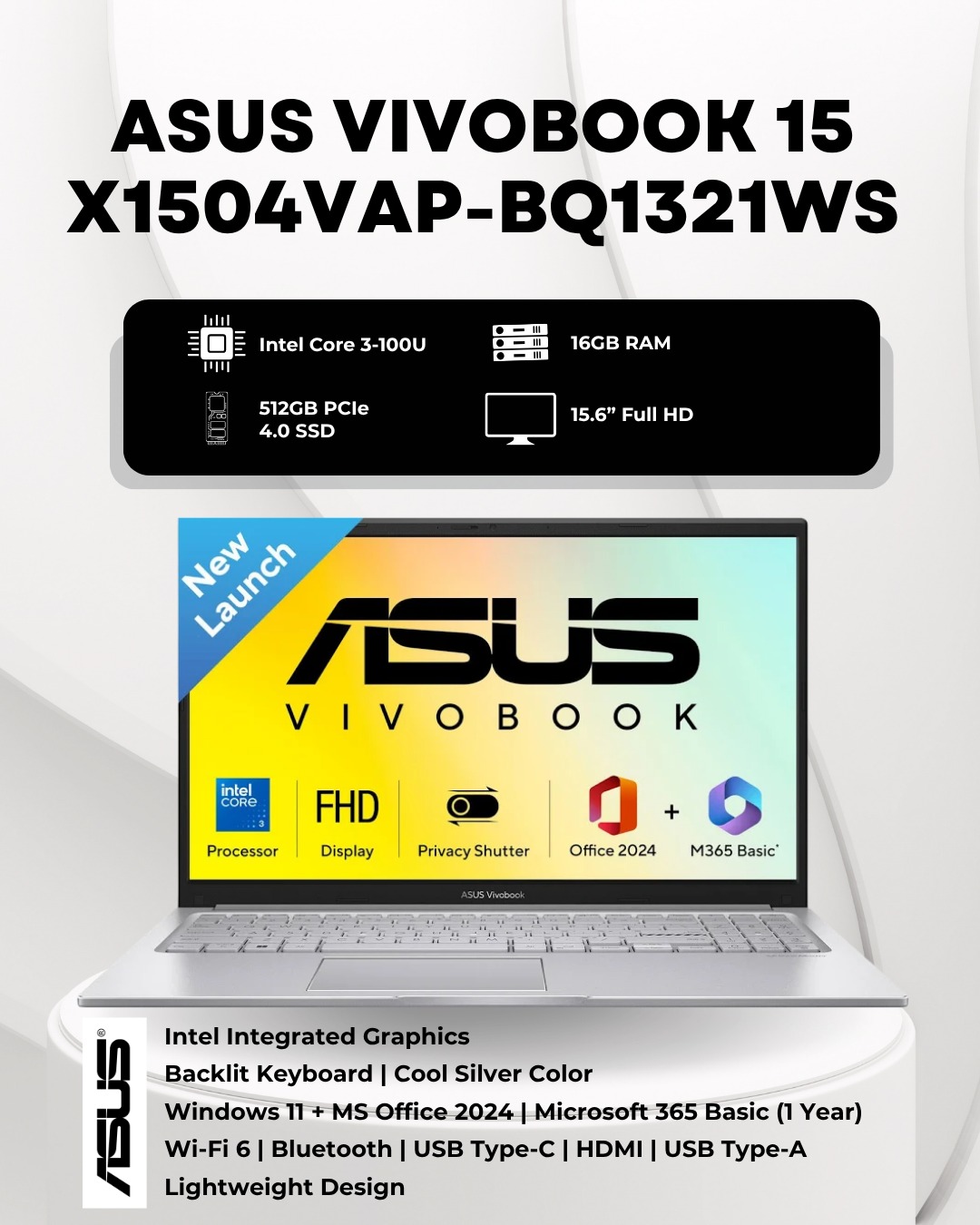 ASUS Vivobook 15 X1504VAP-BQ1321WS