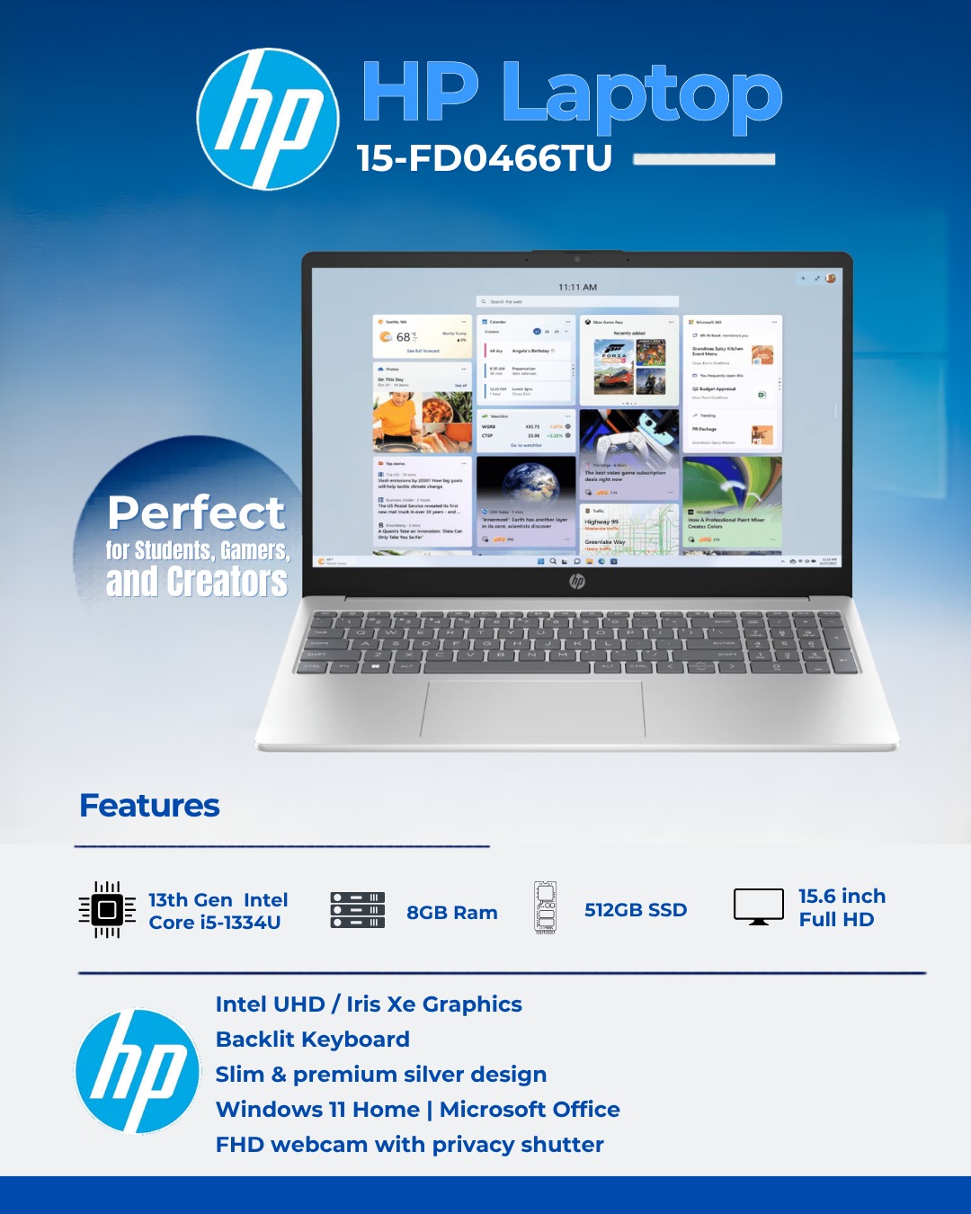 HP Laptop 15-FD0466TU