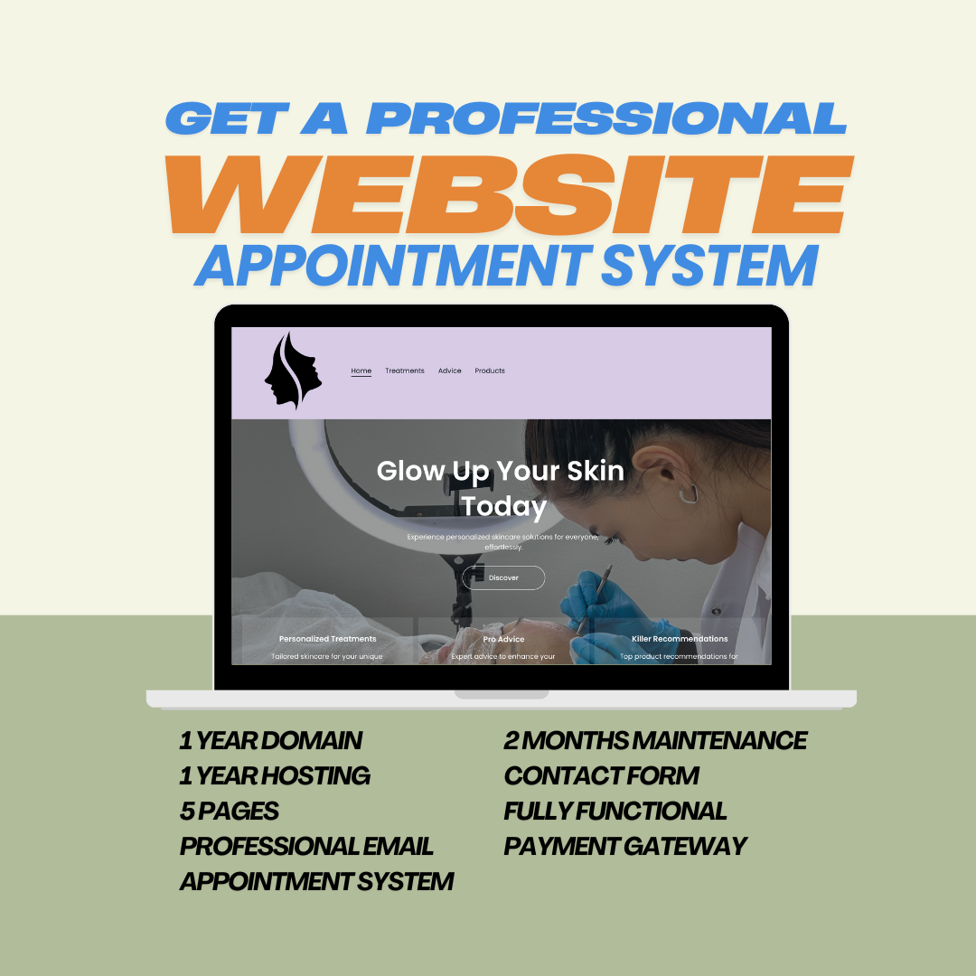 Professional Website Appointment System