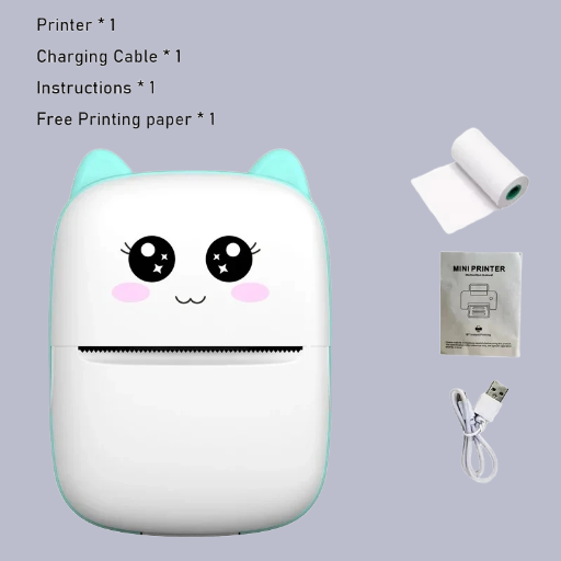 Mini Thermal Printer Pocket Bluetooth Mobile Phone Photos Label Printing Machine