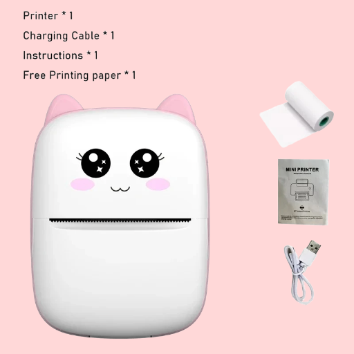 Mini Thermal Printer Pocket Bluetooth Mobile Phone Photos Label Printing Machine