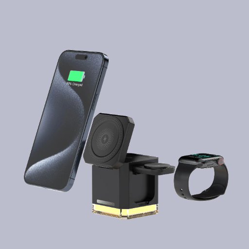 40W 4 in 1 fast Magnetic Wireless Charger Stand For Apple Watch Air Pods Pro 3 2 iPhone 14 13 12 Promax HUAWEI XIAOMI Samsung