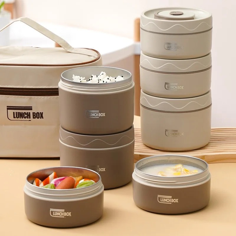 Microwavable Portable Insulated Food Container 