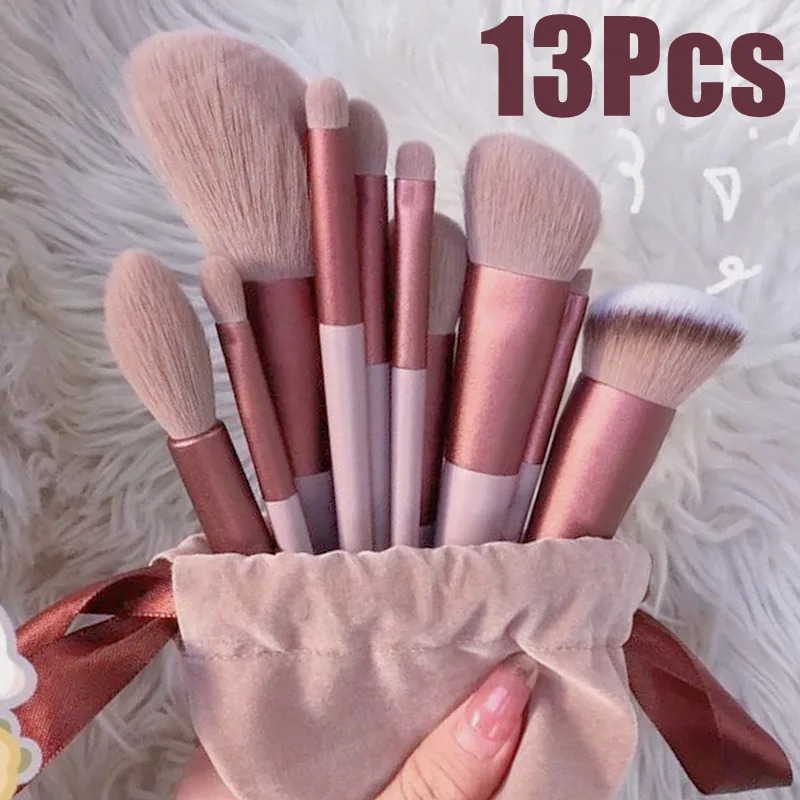 Quality 13 piece women's eyeshadow brush set