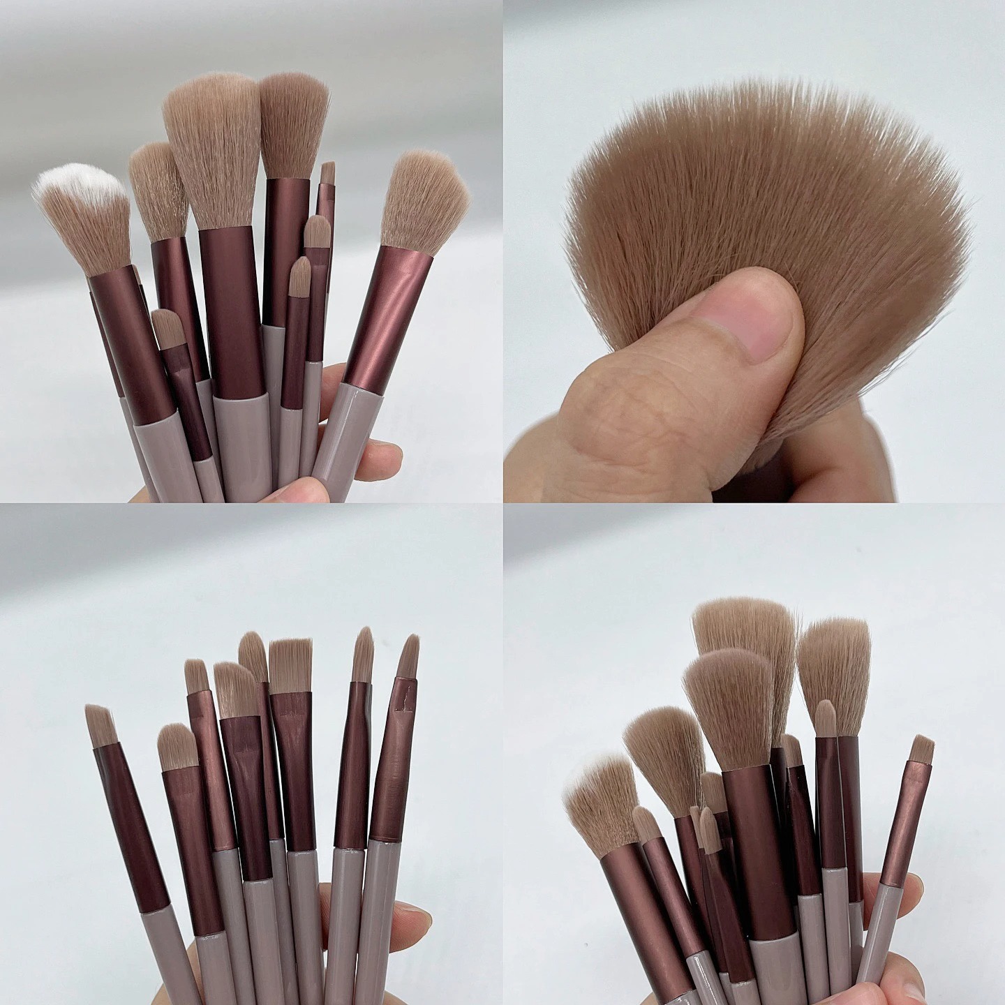 Quality 13 piece women's eyeshadow brush set