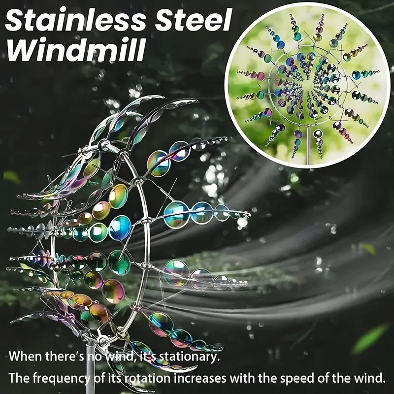  Unique Creative Magical Metal Windmill Rotator