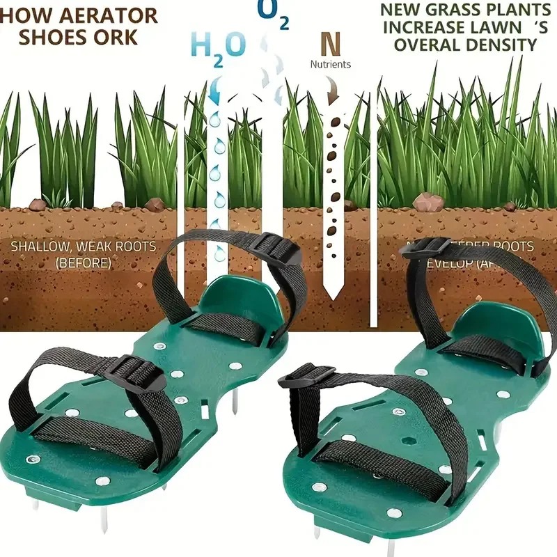 1 Pair Gardening Soil Loosening Shoe 