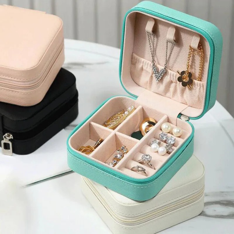 Portable Small Trinket Earring Necklace Bracelet Ring