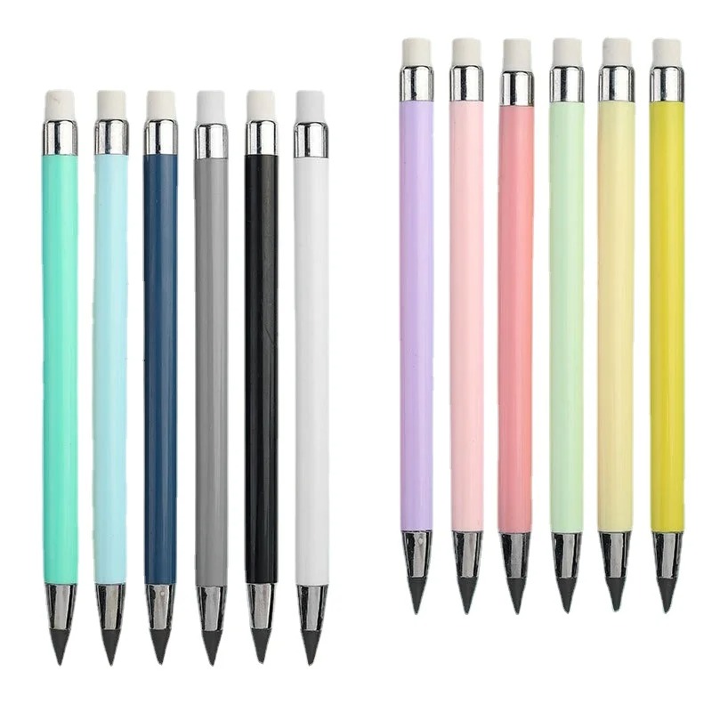 1/12pcs Set Infinity Pencils No Sharpening Eternity Pencils No Ink
