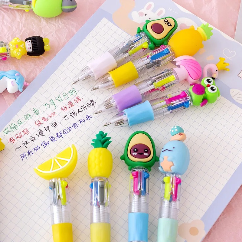 20Pcs/Lot Cute Cartoon 4 Color Mini Ballpoint Pen