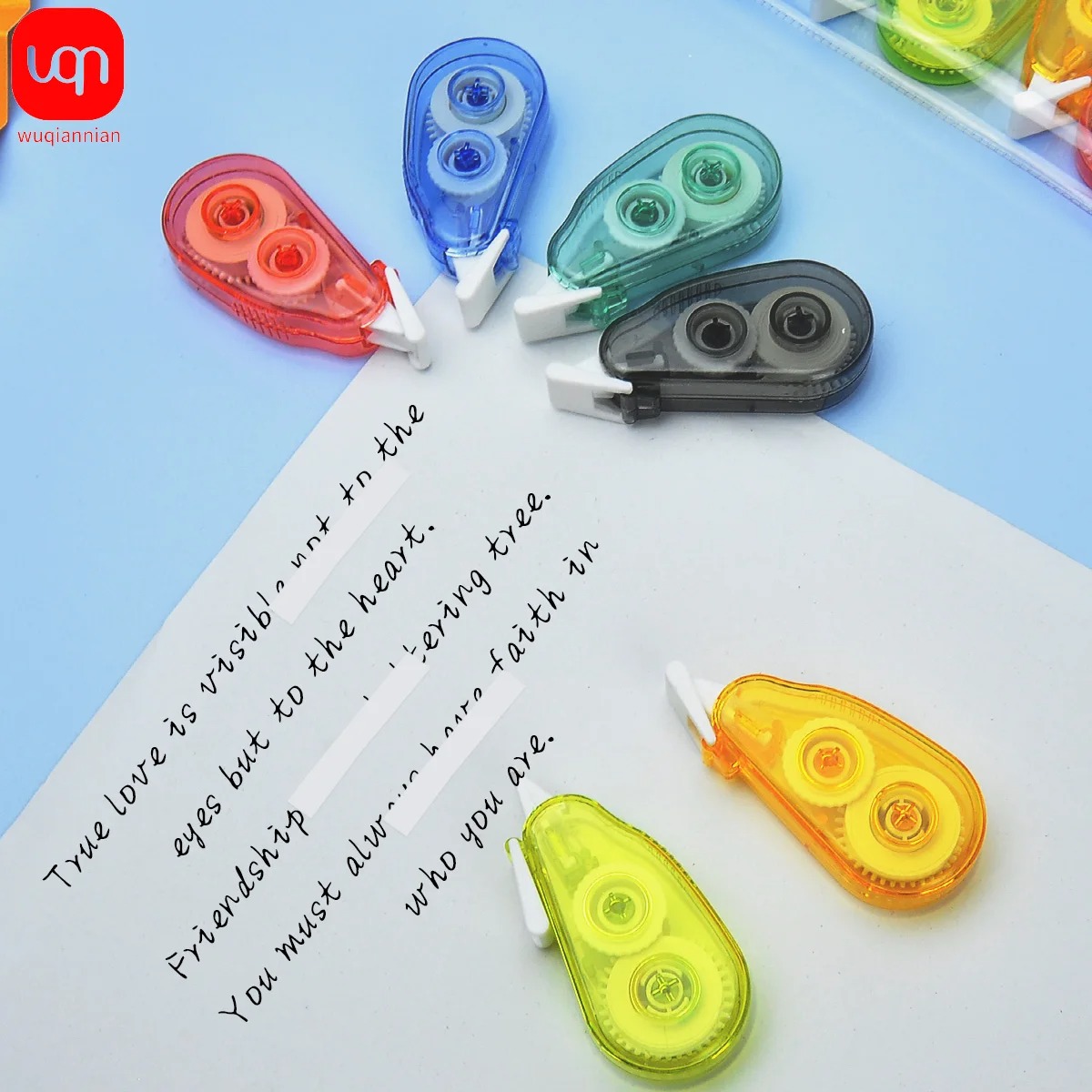 Whiteout Writing Students Kids Study Tools 6 Stuff Tapes Supplies Portable Pcs School