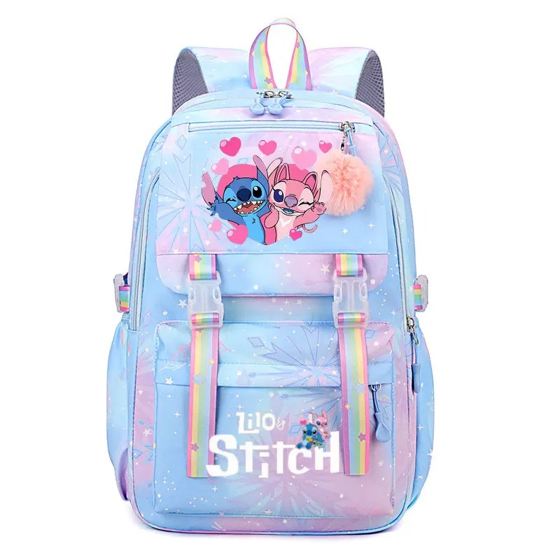 Lilo and Stitch Large capacity Waterproof Backpack for School