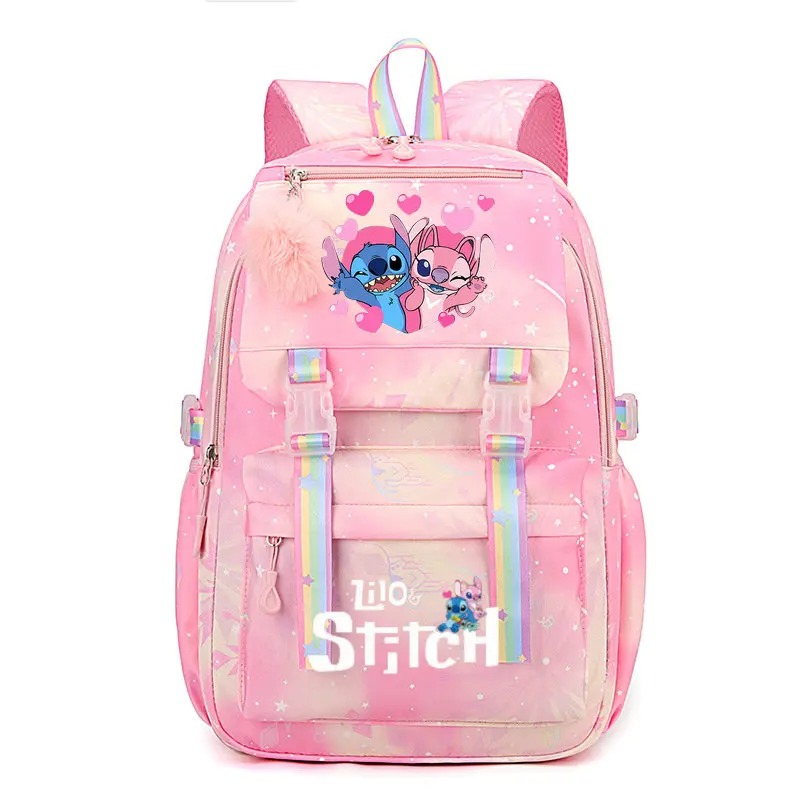 Lilo and Stitch Large capacity Waterproof Backpack for School