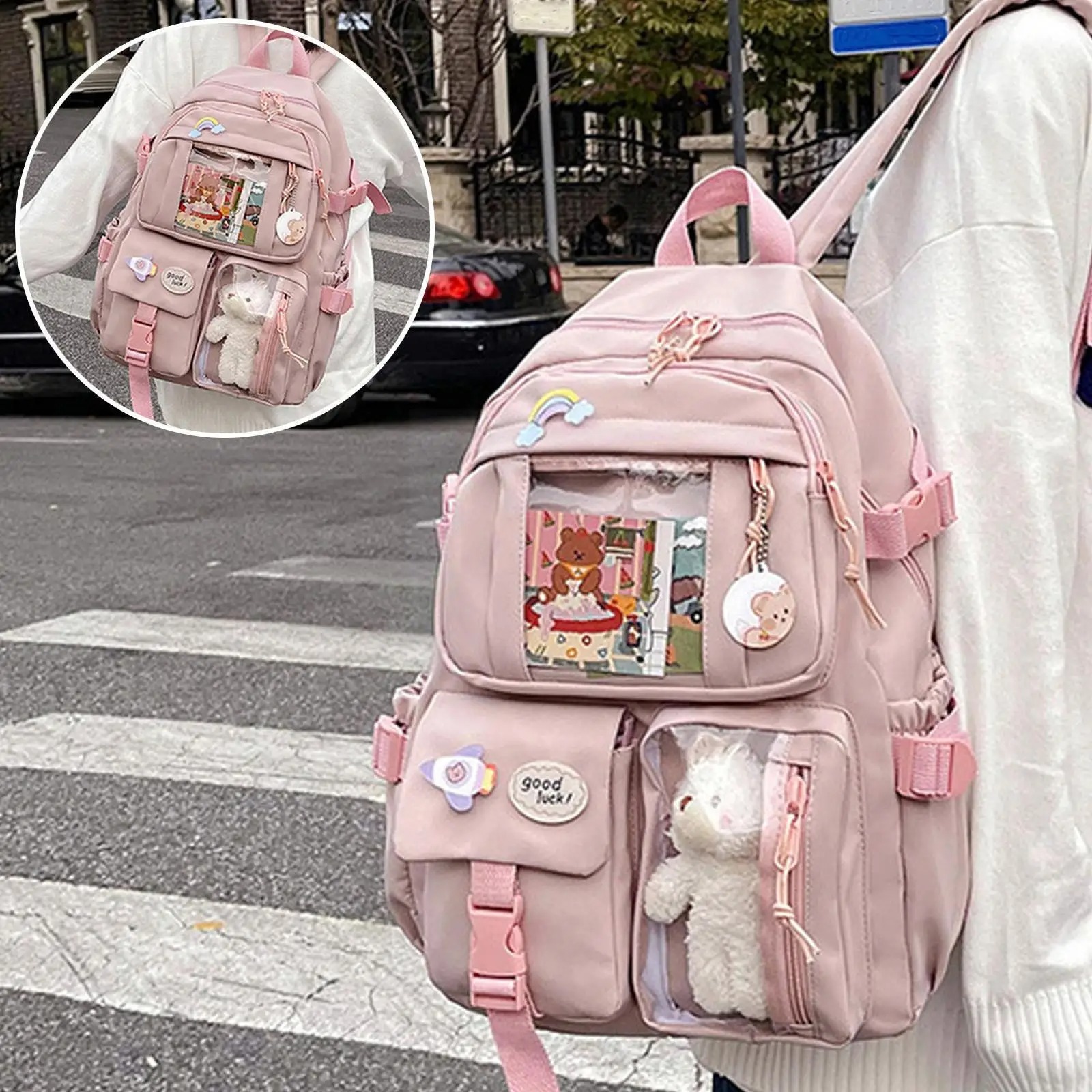Cute Laptop Book Pack Backpack