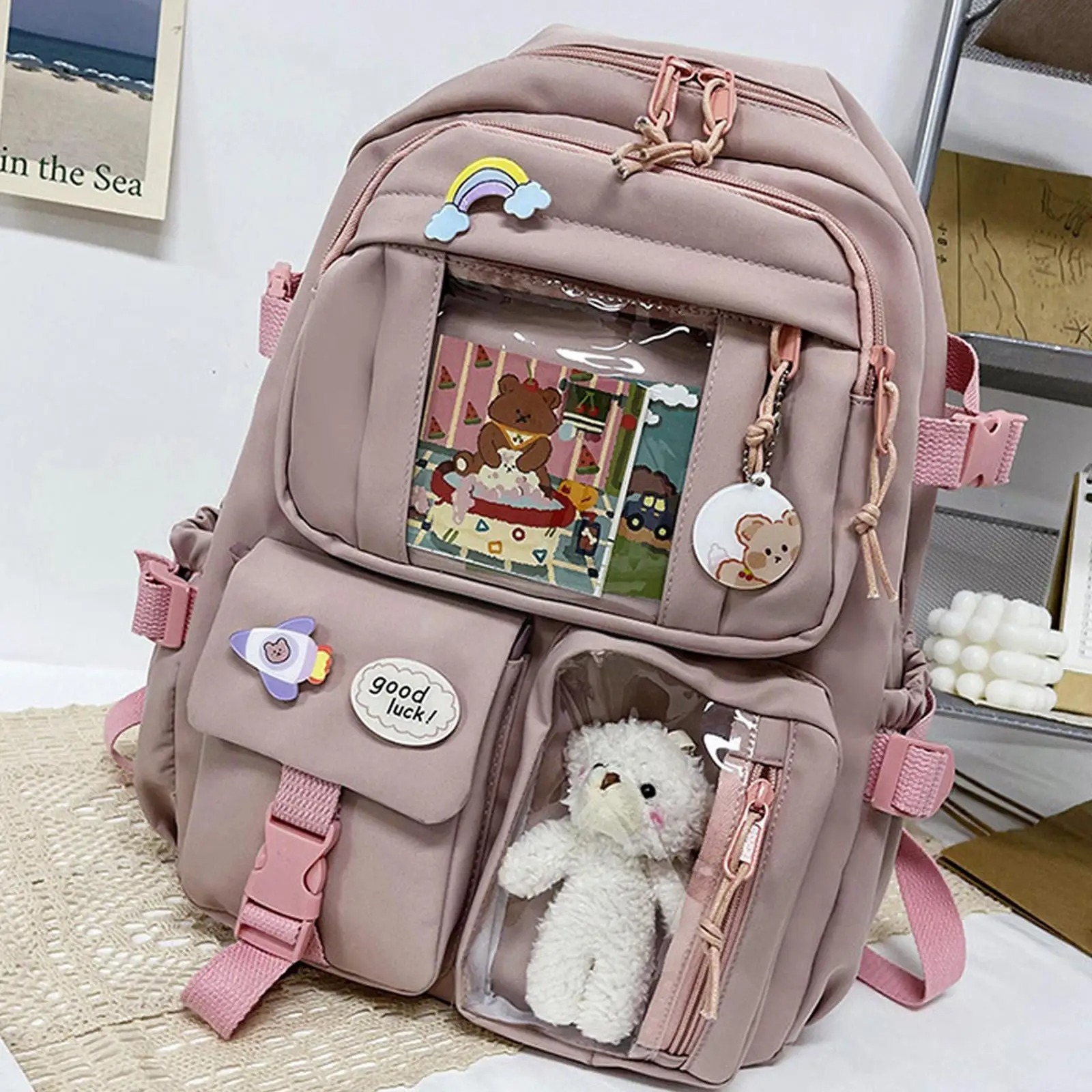 Cute Laptop Book Pack Backpack