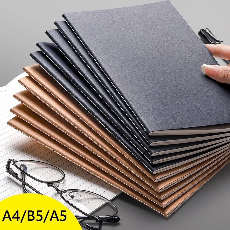 A4 A5 B5 Notebook To-Do Lined Blank Grid Paper 