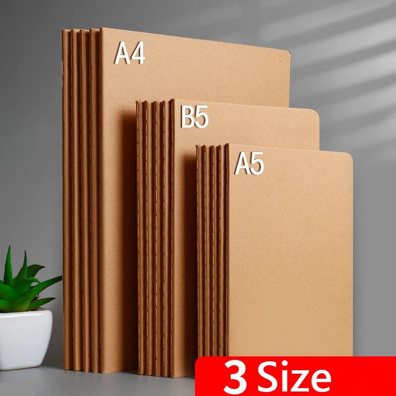 A4 A5 B5 Notebook To-Do Lined Blank Grid Paper 