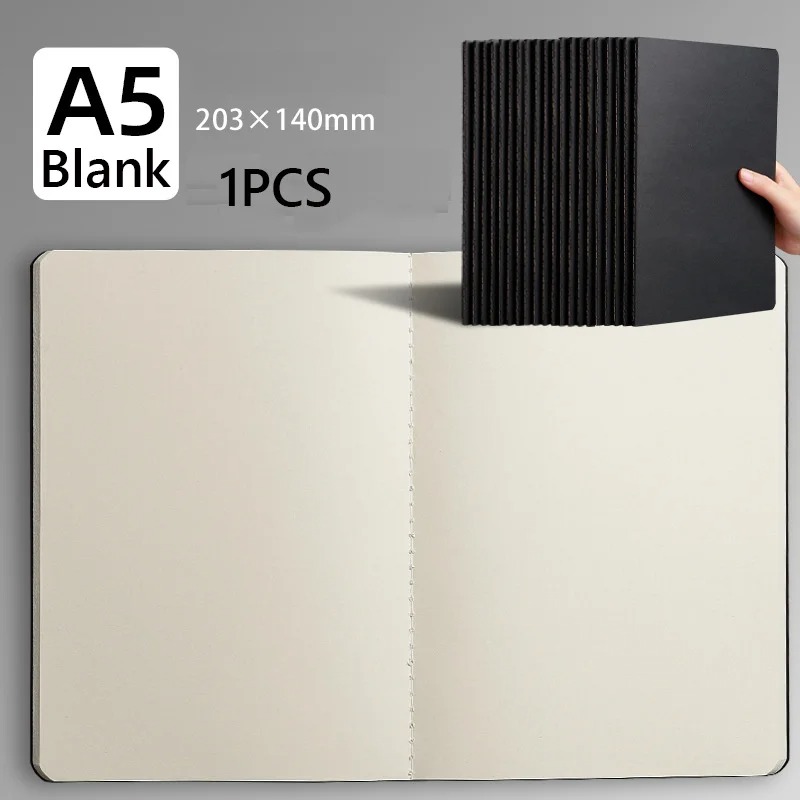 A4 A5 B5 Notebook To-Do Lined Blank Grid Paper 