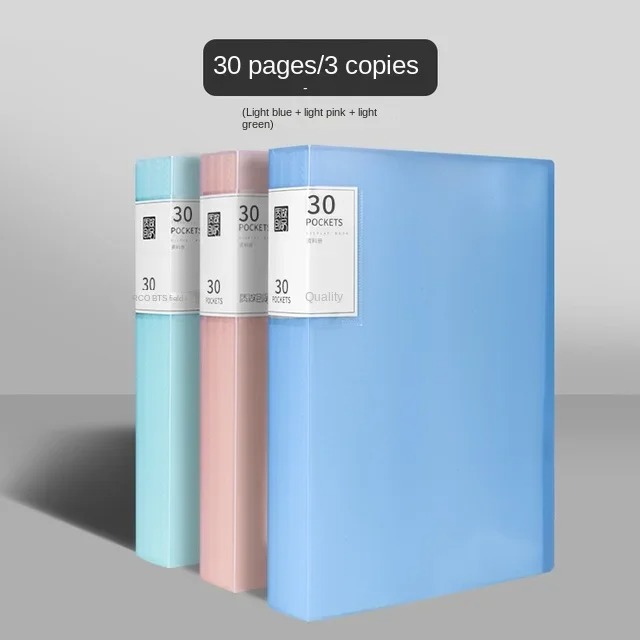 30 60 80 100 Pages A4 Folder Information Book