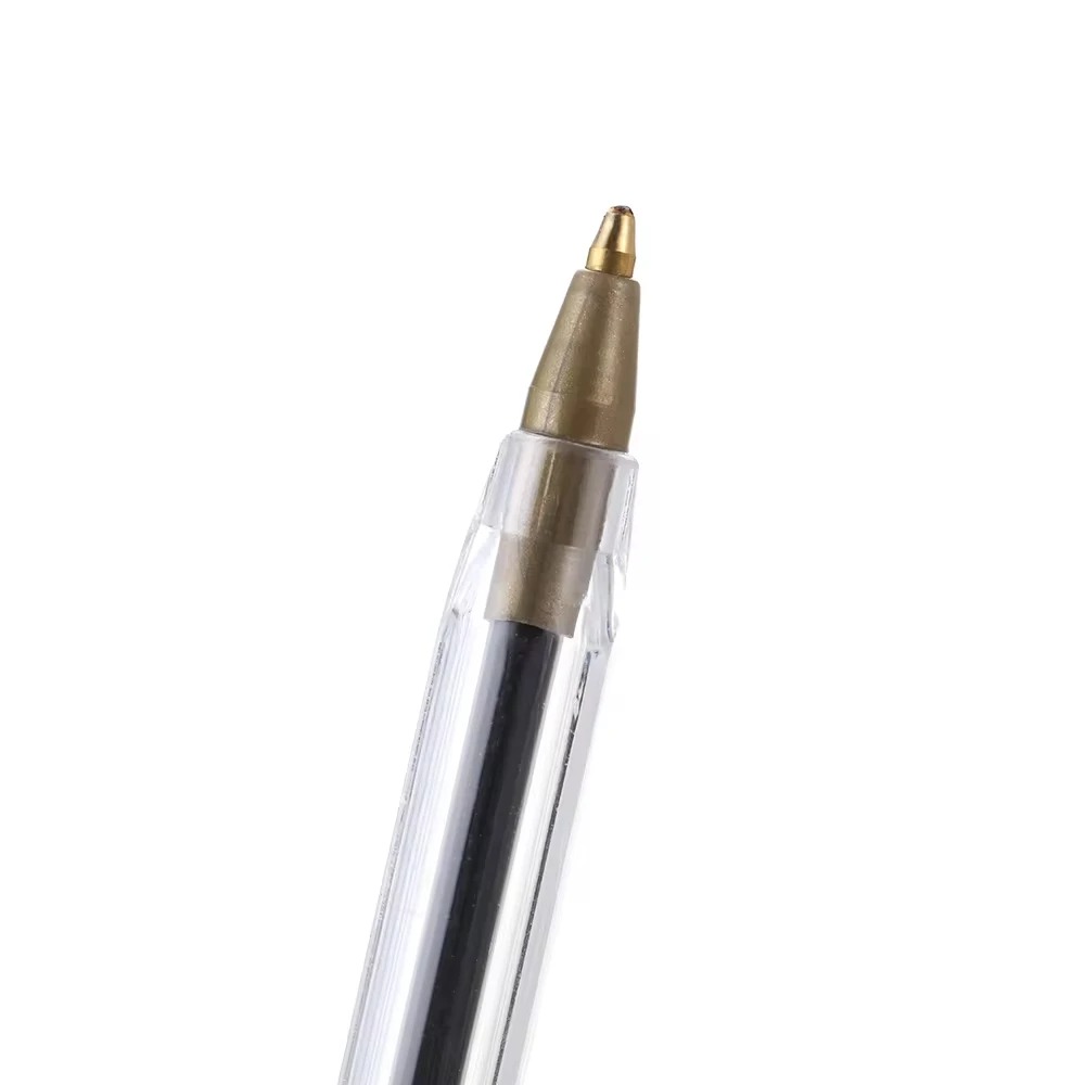 50/100Pcs Ballpoint Pens 1.0mm Blue Black Plastic Ball Point Pen
