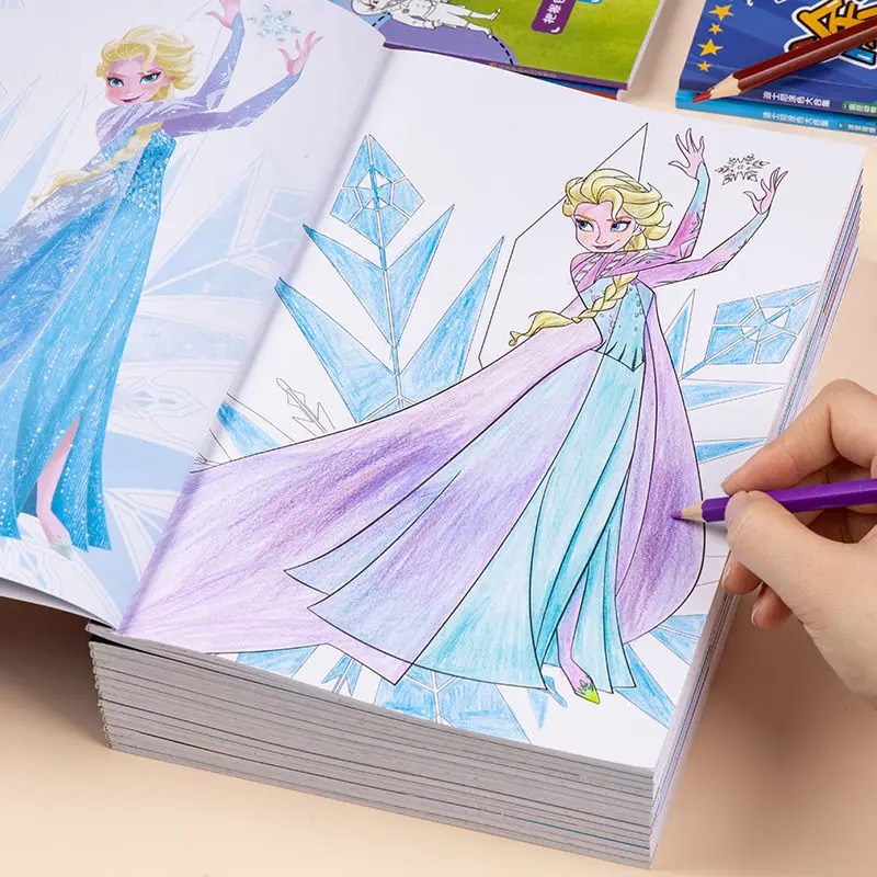 Disney Cartoon Character Coloring Book 