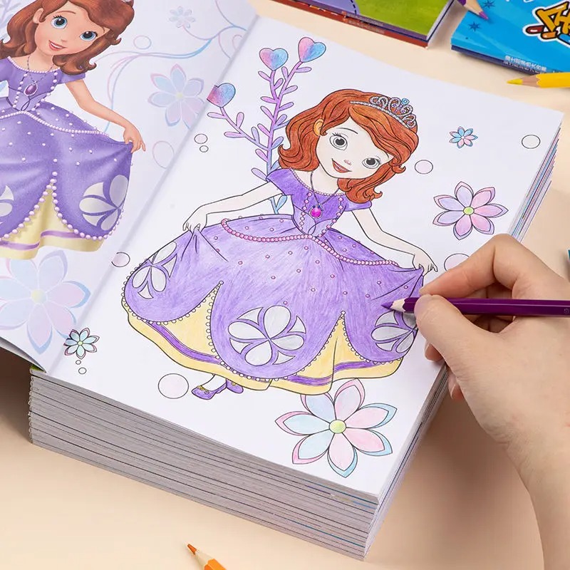 Disney Cartoon Character Coloring Book 