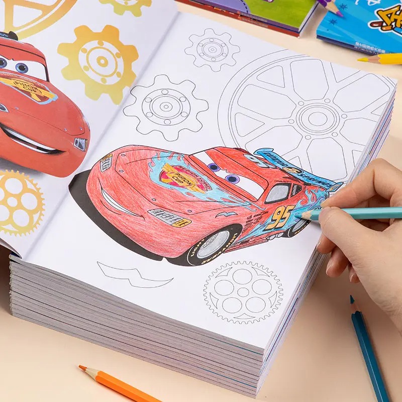 Disney Cartoon Character Coloring Book 