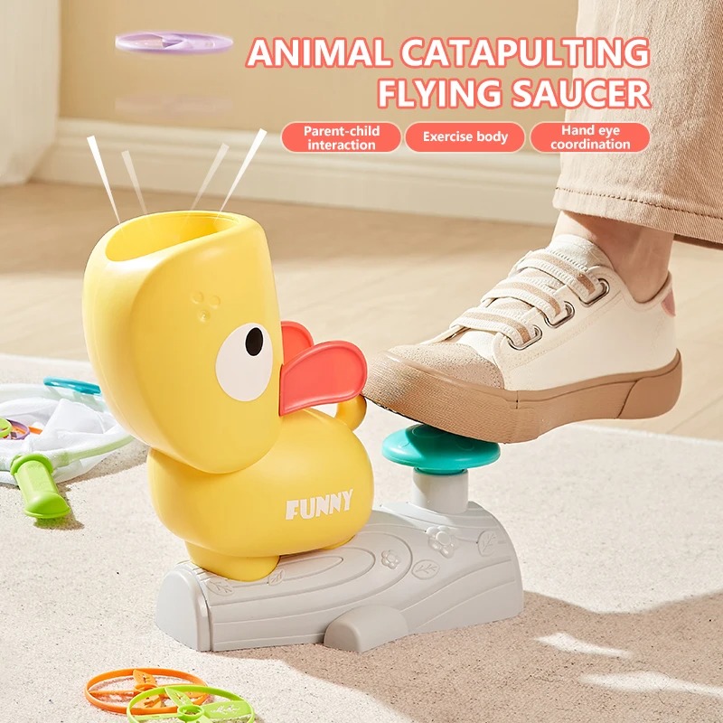Soaring Rocket Flying Disc Educational Toy for Kids