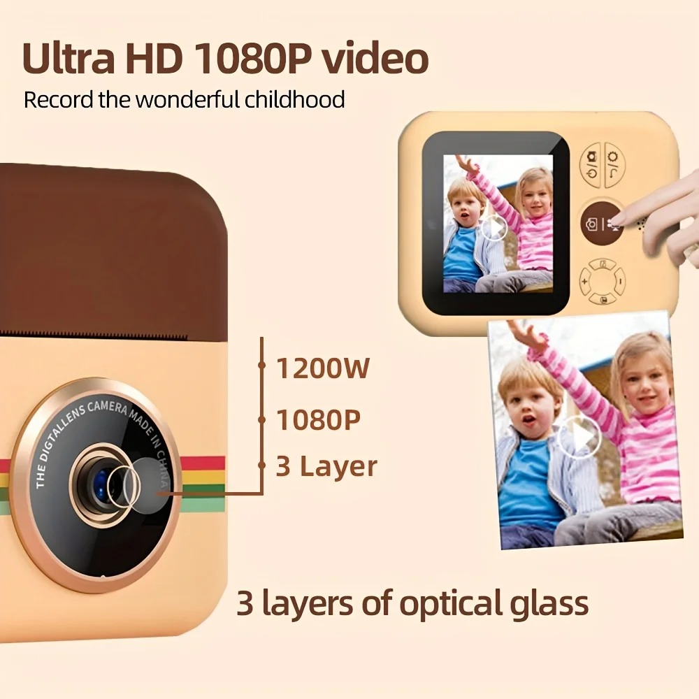 1080P Instant Camera For Boys And Girls 