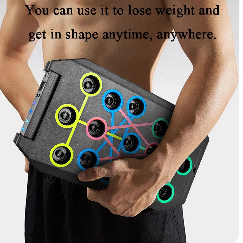 Portable Multifunctional Push-up Board Set With Handles